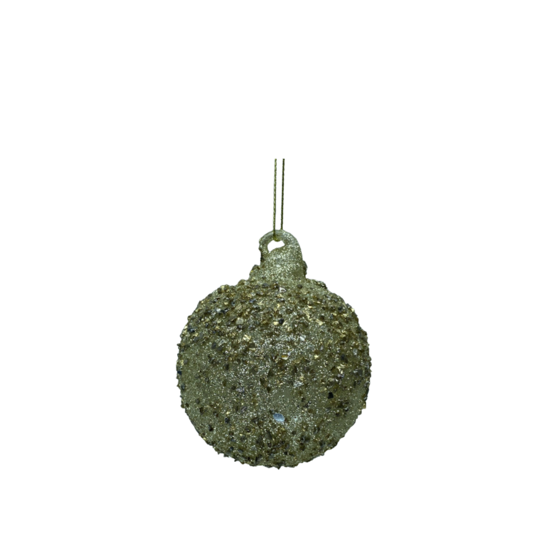 Glitzer-Glaskugeln, 4 Stück